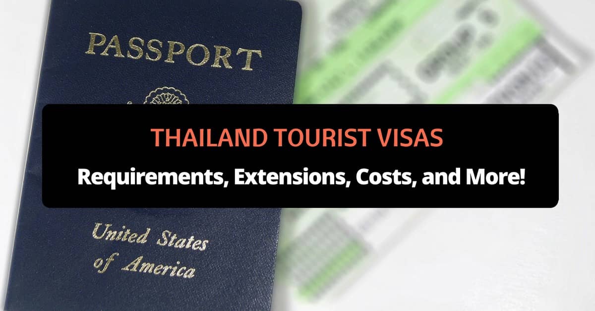 thailand tourist visa how much