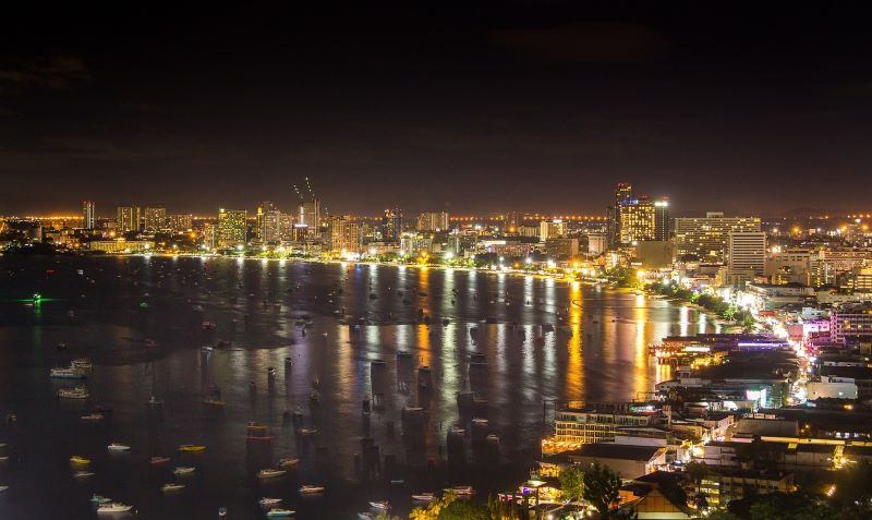 Pattaya view at night